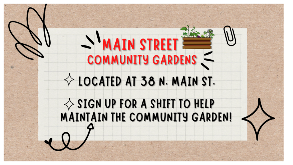 Graphic for Main Street Community Garden in Farmersville