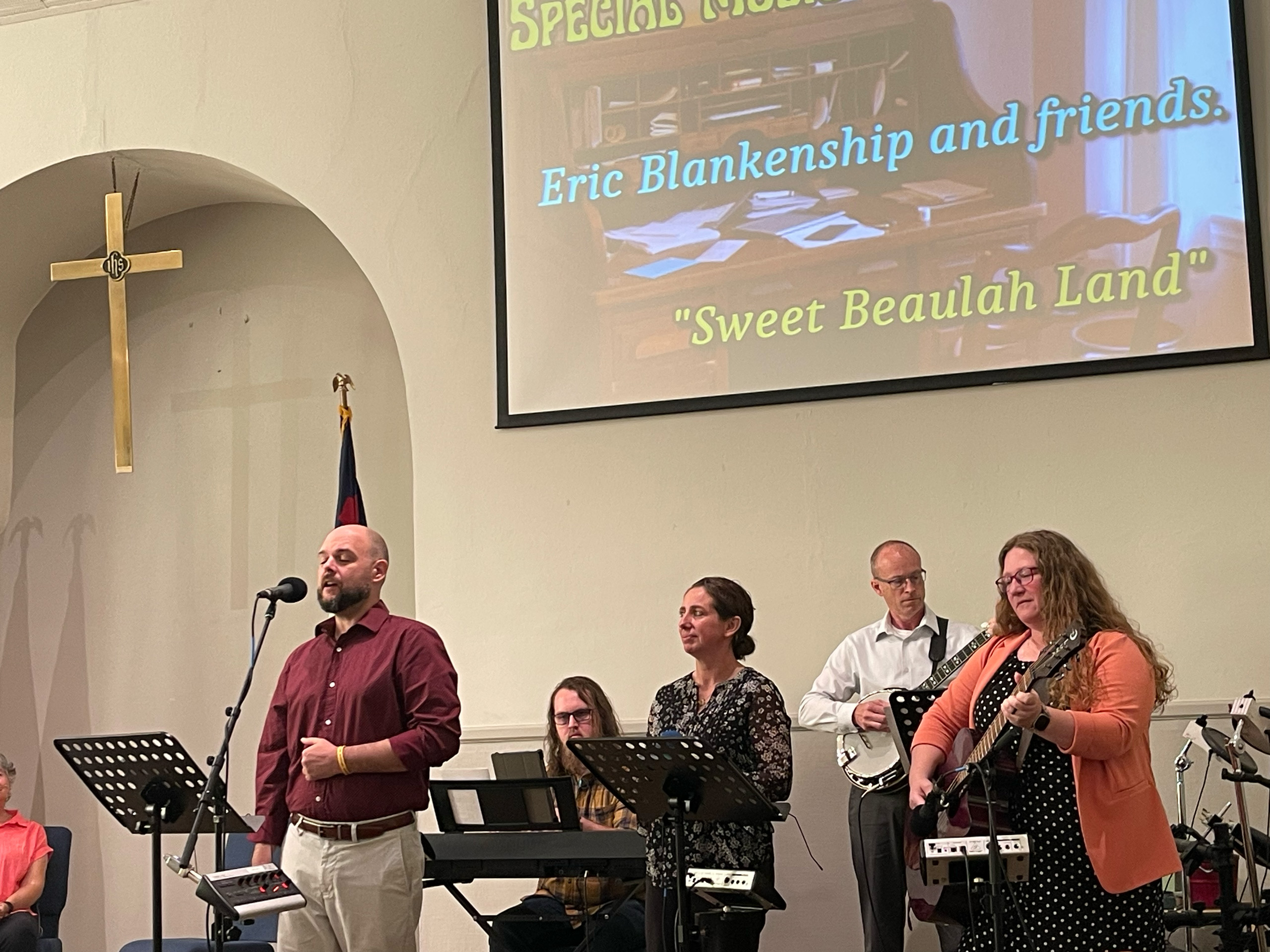 Musical worship group performs at Farmersville United Methodist Church
